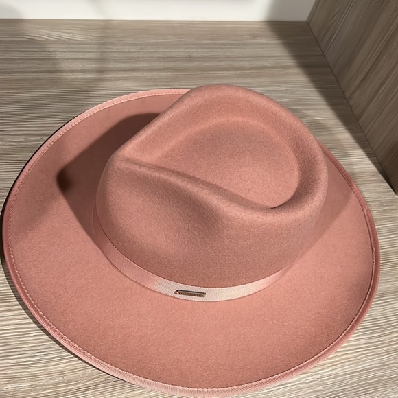 COPY - gigi pip monroe rancher hat in dusty pink main image 4